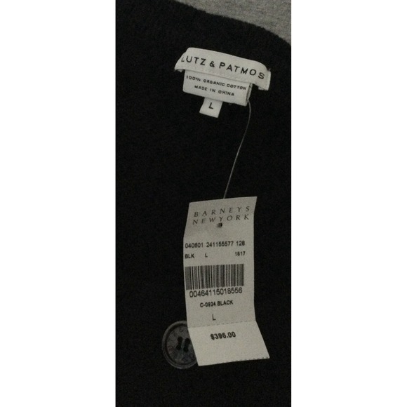 Lutz & Patmos Women Organic cotton button down Cardigan Jacket Sz L $395 - Picture 4 of 13